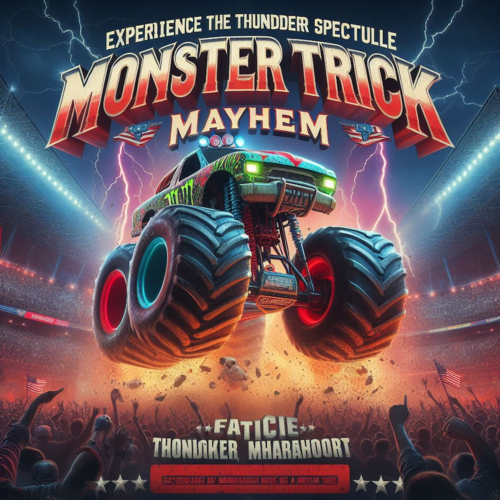 Roaring Thunder Monster Truck Show LIVE NOW! poster